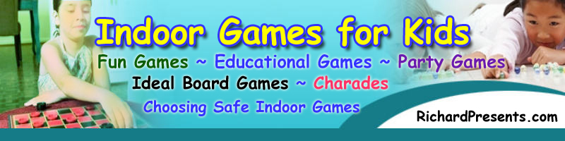 Kids indoor Games, kids games, kids party games, kids christmas games, interactive games richardpresents.com  image